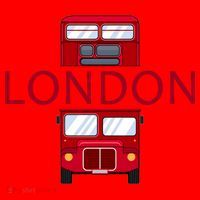 London Red Bus Santa Hat thumb 1