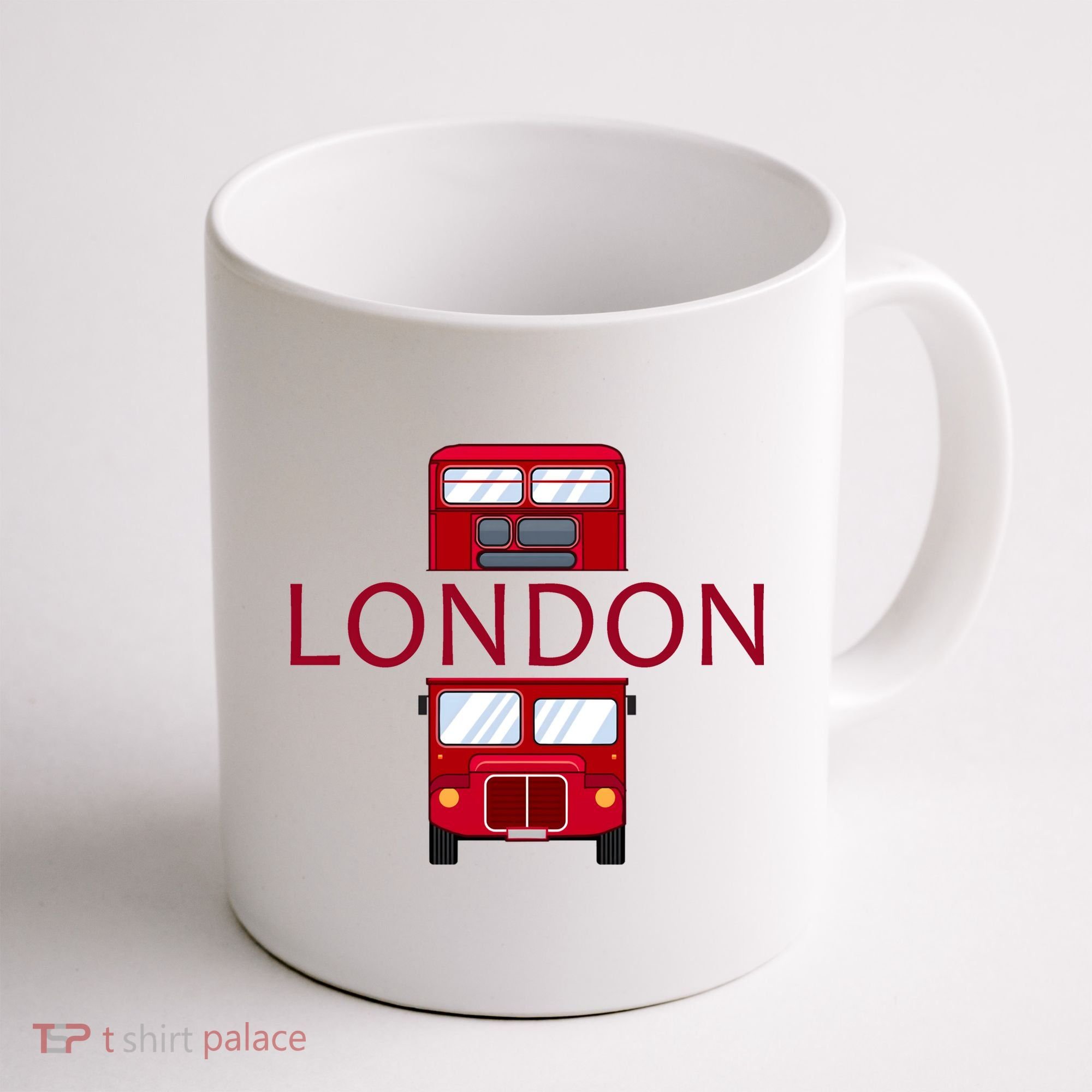 London Red Bus Coffee Mug