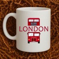 London Red Bus Coffee Mug thumb 2