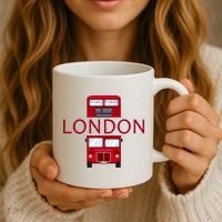 London Red Bus Coffee Mug thumb 3