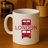 London Red Bus Coffee Mug thumb 4