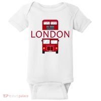 London Red Bus Baby Bodysuit thumb 0