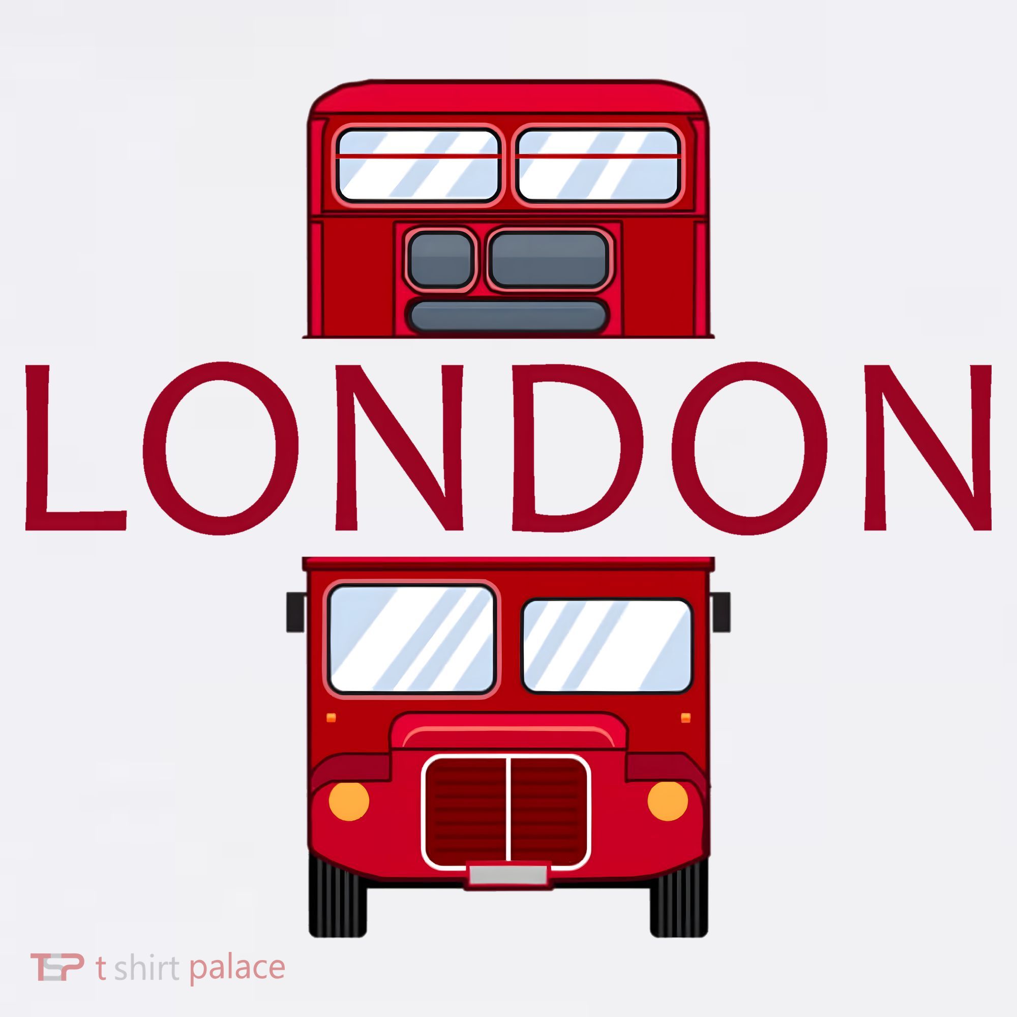 London Red Bus Baby Bodysuit