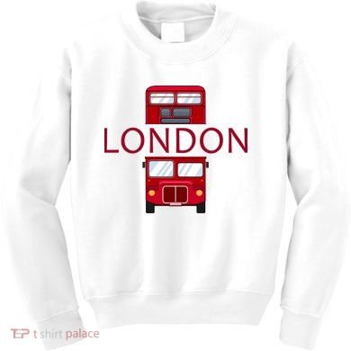 London Red Bus Kids Sweatshirt