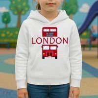 London Red Bus Kids Hoodie thumb 3