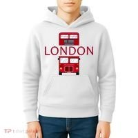 London Red Bus Kids Hoodie thumb 4