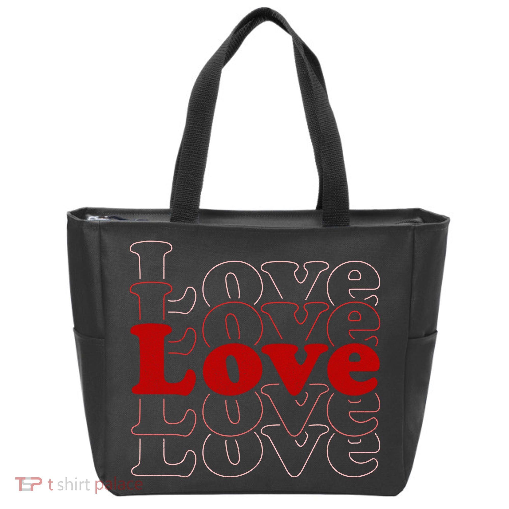 Love Retro Cute Gift Tote Bag