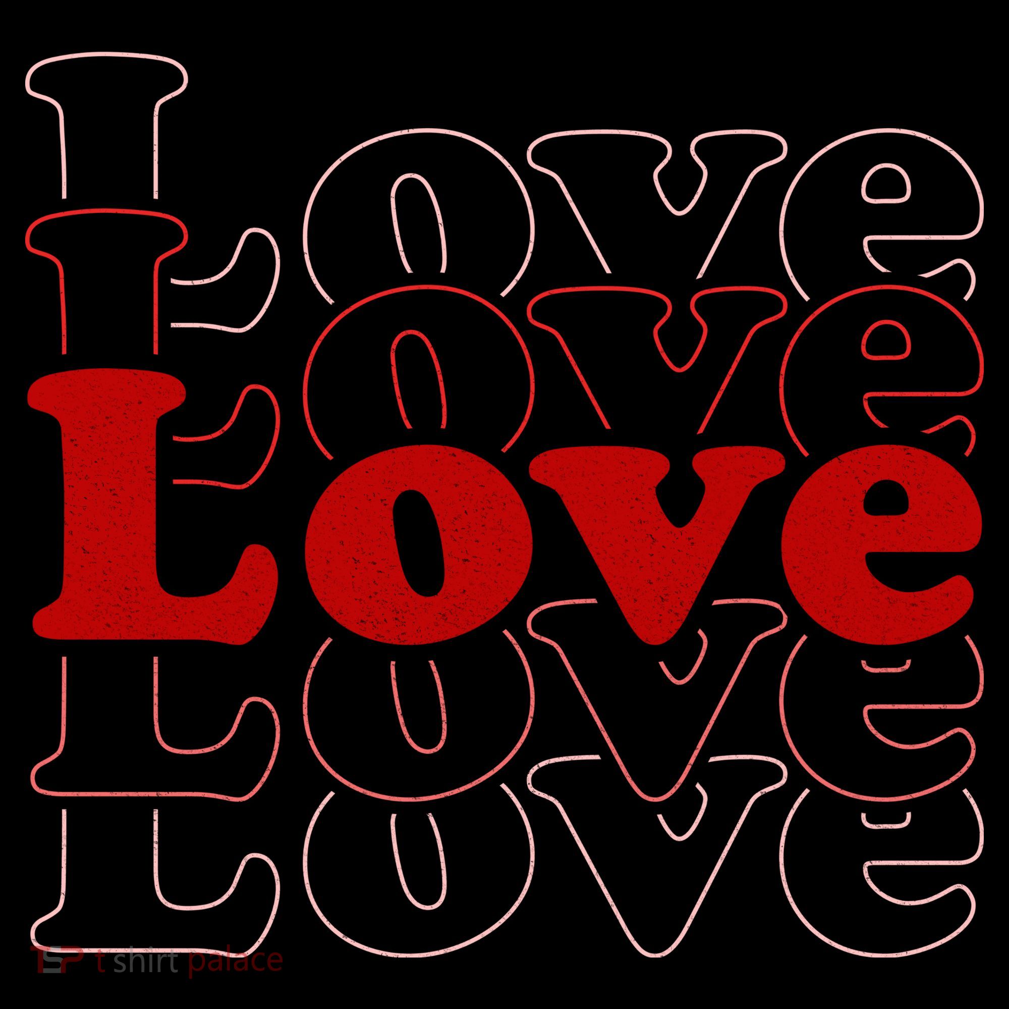 Love Retro Cute Gift Tote Bag