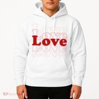 Love Retro Cute Gift Hoodie thumb 2
