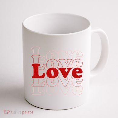 Love Retro Cute Gift Coffee Mug back