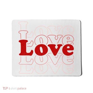 Love Retro Cute Gift Mousepad