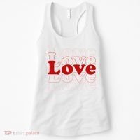 Love Retro Cute Gift Women's Tank Top thumb 0