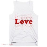 Love Retro Cute Gift Tank Top thumb 0