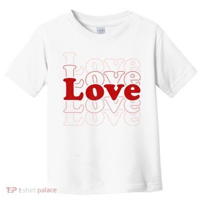 Love Retro Cute Gift Toddler T-Shirt
