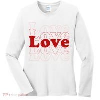 Love Retro Cute Gift Women's Long Sleeve Shirt thumb 0