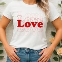 Love Retro Cute Gift Women's T-Shirt thumb 2