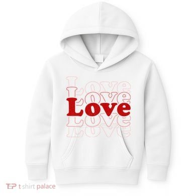Love Retro Cute Gift Kids Hoodie