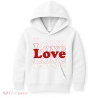 Love Retro Cute Gift Kids Hoodie thumb 0