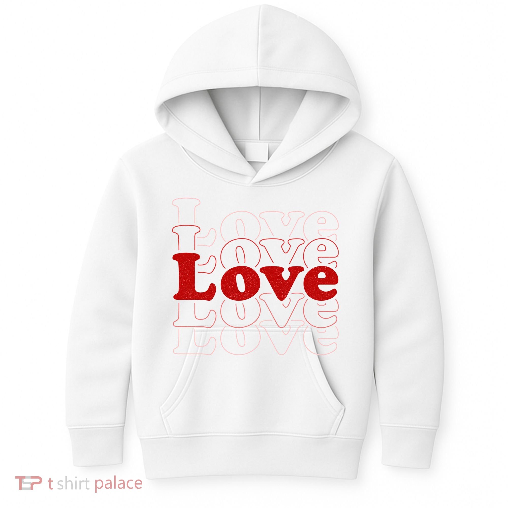 Love Retro Cute Gift Kids Hoodie