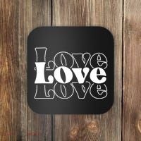 Love Retro Cute Gift Coaster thumb 0