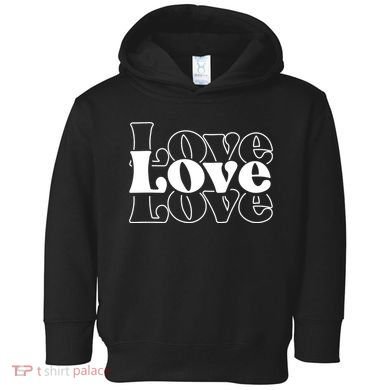 Love Retro Cute Gift Toddler Hoodie