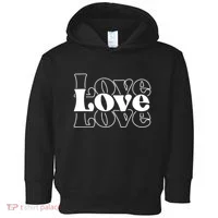 Love Retro Cute Gift Toddler Hoodie thumb 0
