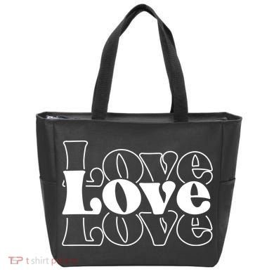 Love Retro Cute Gift Tote Bag