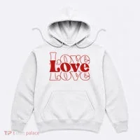 Love Retro Cute Gift Hoodie thumb 0