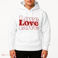 Love Retro Cute Gift Hoodie thumb 2