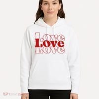 Love Retro Cute Gift Hoodie thumb 5