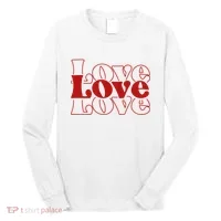 Love Retro Cute Gift Long Sleeve Shirt thumb 0