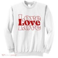 Love Retro Cute Gift Sweatshirt thumb 0
