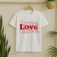 Love Retro Cute Gift T-Shirt thumb 2