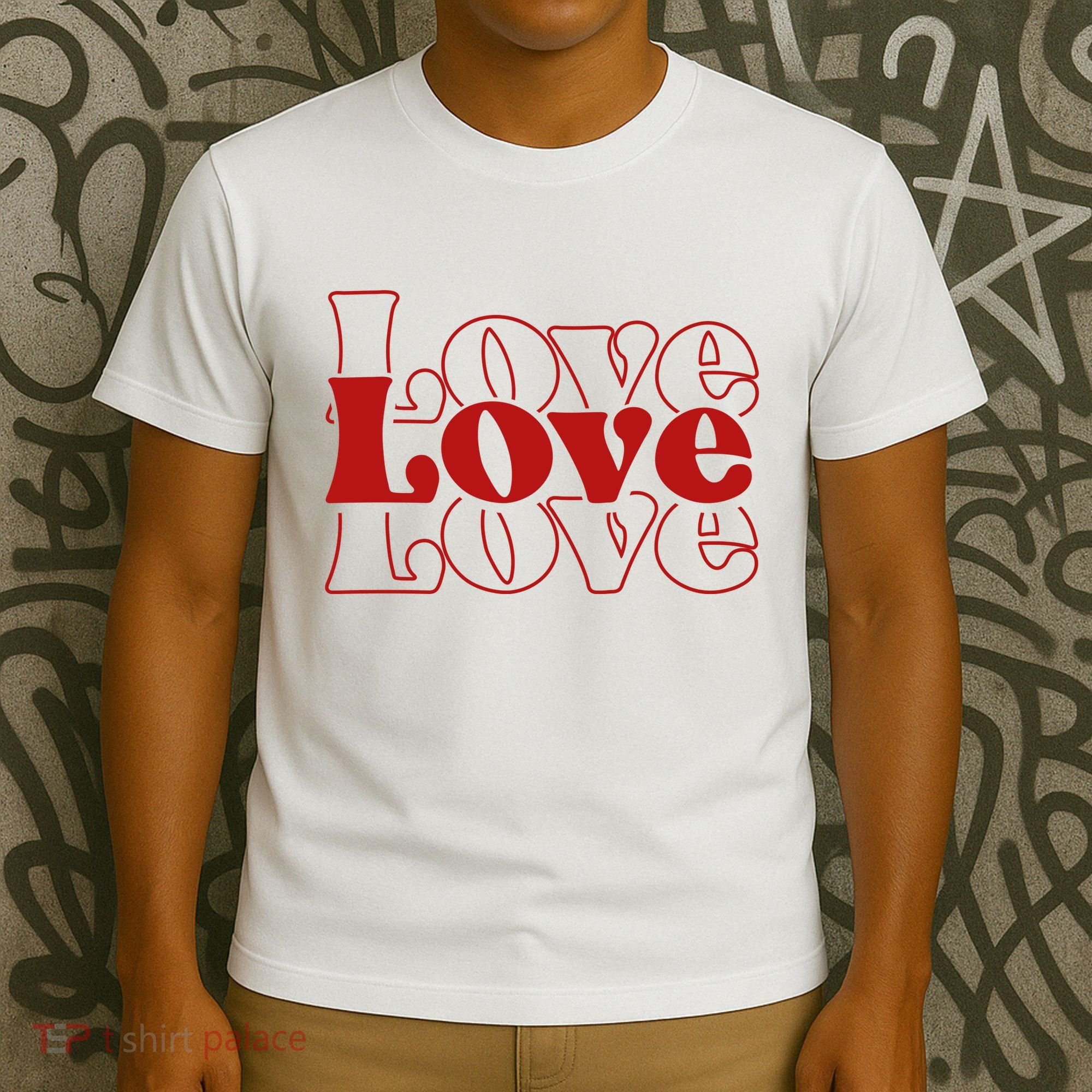 Love Retro Cute Gift T-Shirt