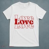 Love Retro Cute Gift T-Shirt thumb 5