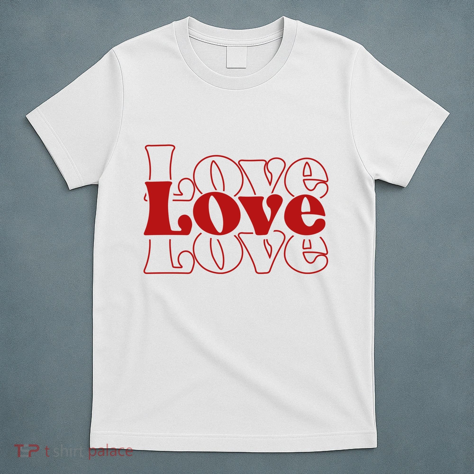 Love Retro Cute Gift T-Shirt