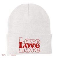 Love Retro Cute Gift Beanie thumb 0