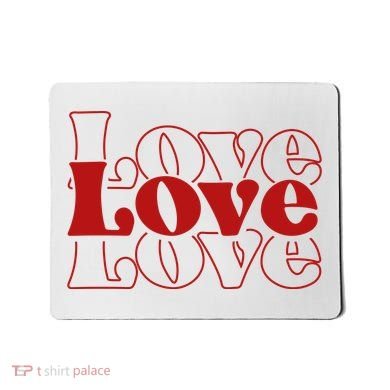 Love Retro Cute Gift Mousepad
