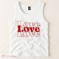 Love Retro Cute Gift Tank Top thumb 2