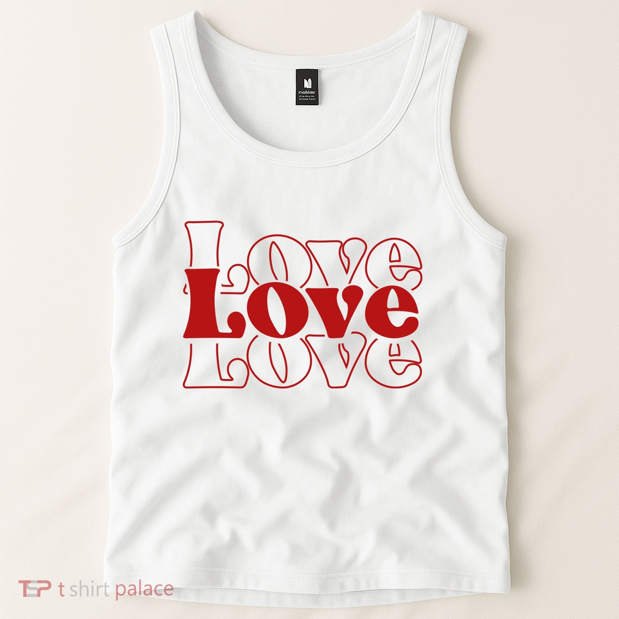 Love Retro Cute Gift Tank Top