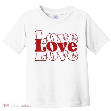 Love Retro Cute Gift Toddler T-Shirt