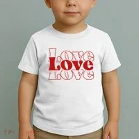 Love Retro Cute Gift Toddler T-Shirt thumb 2