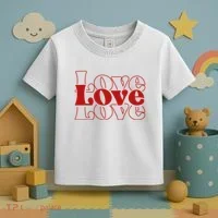 Love Retro Cute Gift Toddler T-Shirt thumb 3