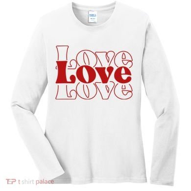 Love Retro Cute Gift Women's Long Sleeve Shirt