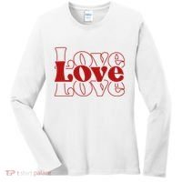 Love Retro Cute Gift Women's Long Sleeve Shirt thumb 0