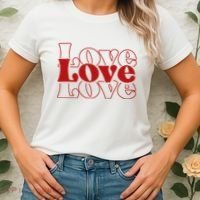 Love Retro Cute Gift Women's T-Shirt thumb 2