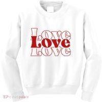 Love Retro Cute Gift Kids Sweatshirt thumb 0