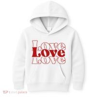 Love Retro Cute Gift Kids Hoodie thumb 0