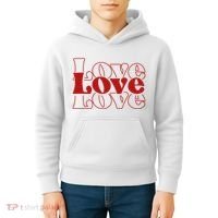 Love Retro Cute Gift Kids Hoodie thumb 4