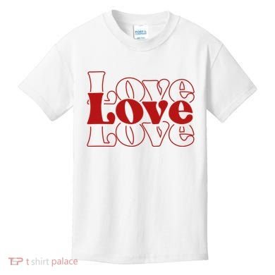 Love Retro Cute Gift Kids T-Shirt